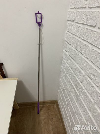 Селфи палка монопод с кнопкой