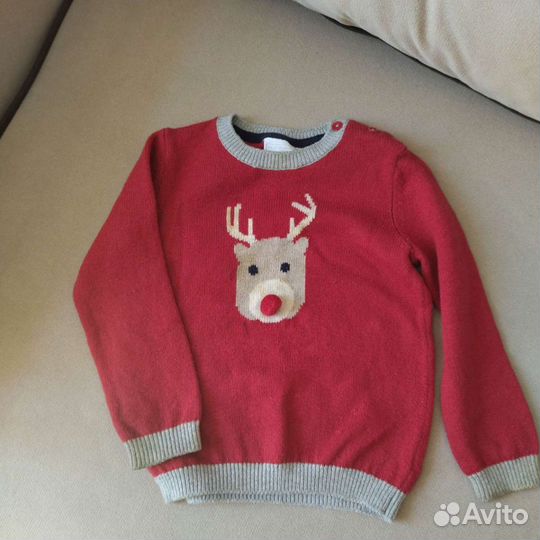 Джинсовая куртка и свитера на мальчика от 1.5 лет