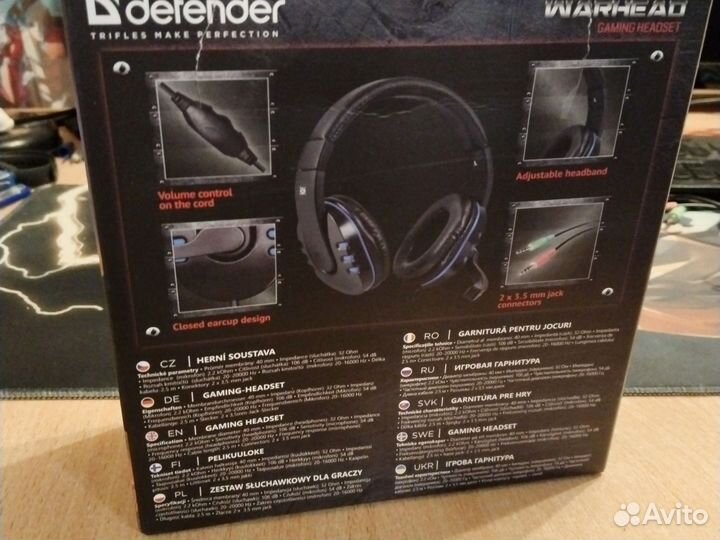 Наушники Warhead gaming headset