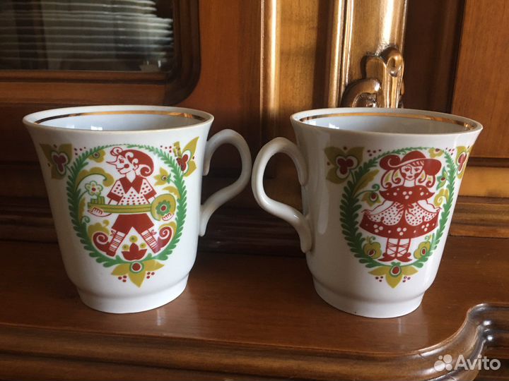 Чашки, соусник, молочник СССР