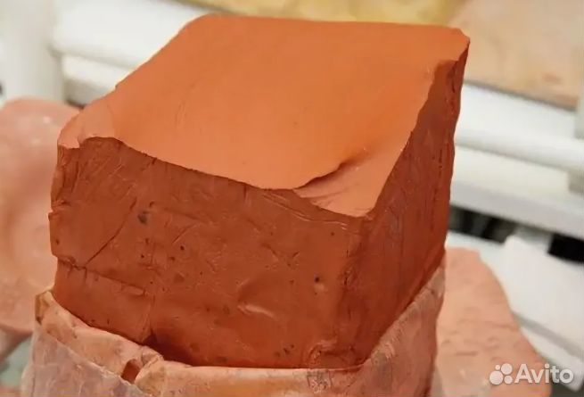Глина для творчества красная
