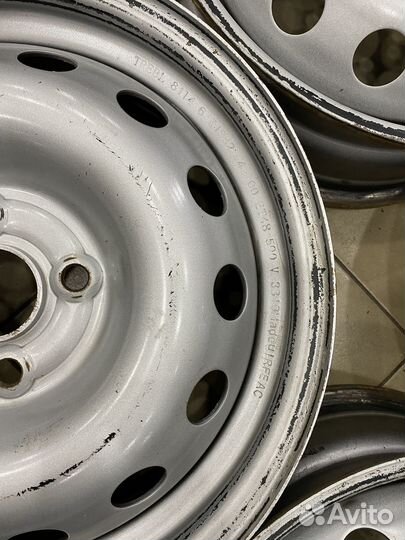 Диски Стальные Solaris/ Kia rio R15