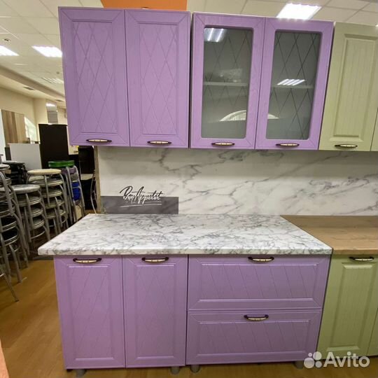 Кухня Афина сирень 1,5м