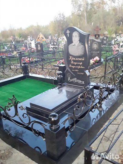 Паматники. ограды. благоустройство захоронений