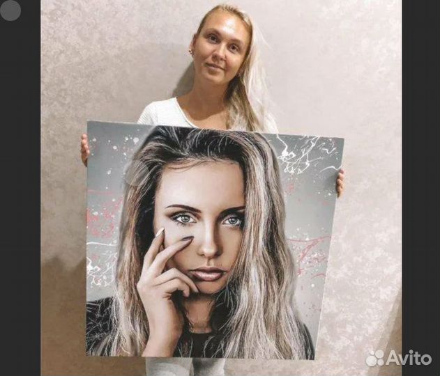 Портрет на холсте по фотографии