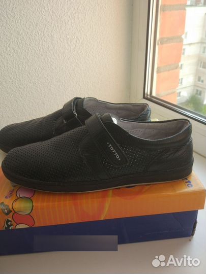Школьные туфли для мальчика фирмы Тотто р.39