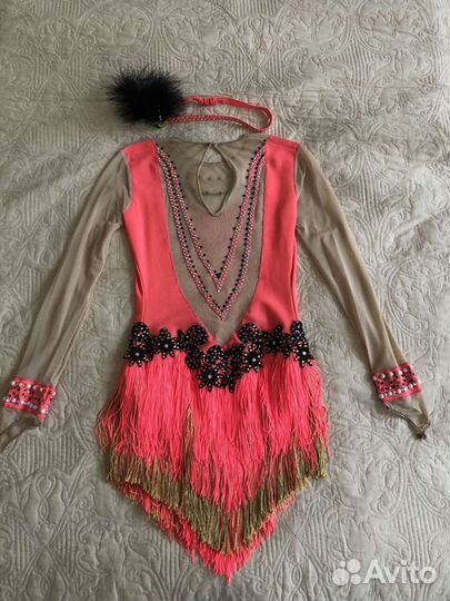 Платье для выступлений фигурное катание размер 134