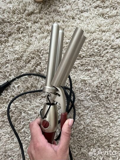 Плойка щипцы для завивки Binatone trio