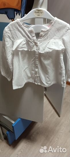 Блузка для девочки 86