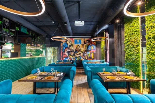 Кальянная, лаундж бар стиль мята