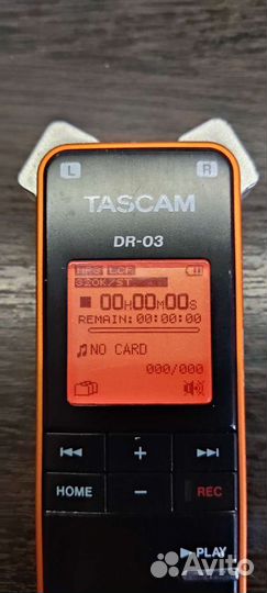 Рекордер tascam dr-03