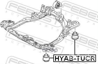 Сайлентблок подрамника Hyundai Tucson 04