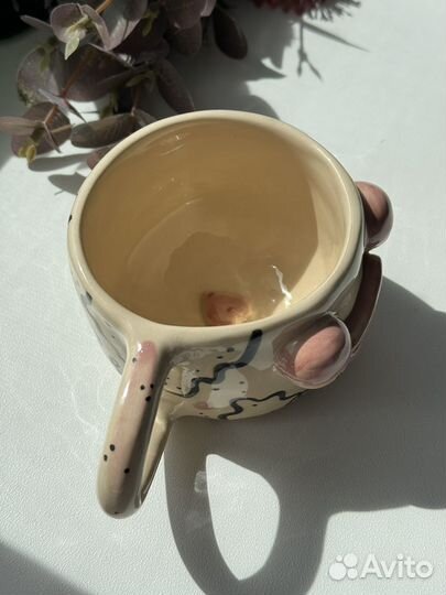 Кружка керамическая ручная работа