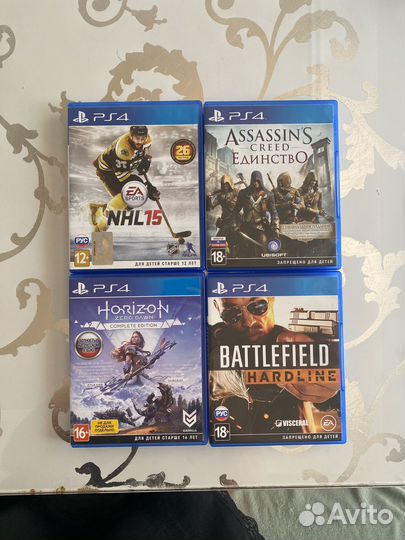 Диски игр для ps 4