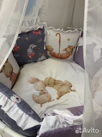 Кровать трансформер (овал +круг) белая