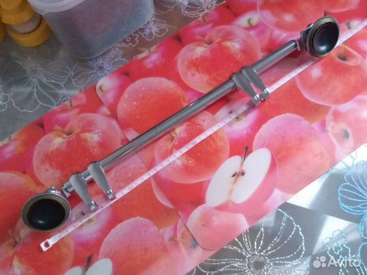 Рейлинг для кухни с крючками 46 см