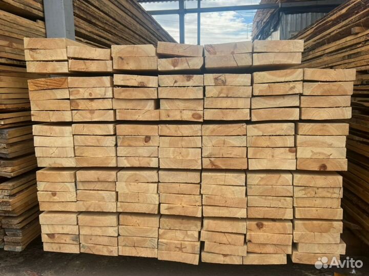 Брус обрезной 100х150х6000мм 1 сорт ГОСТ