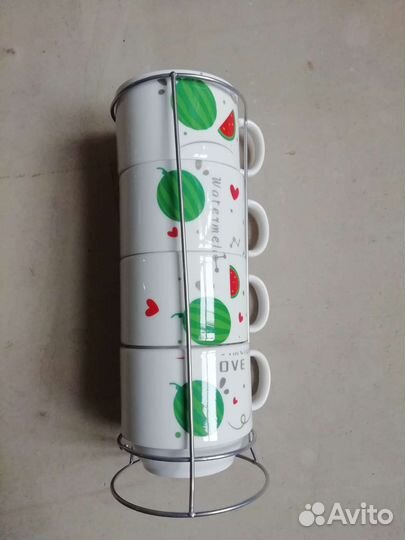 Набор кружек на подставке