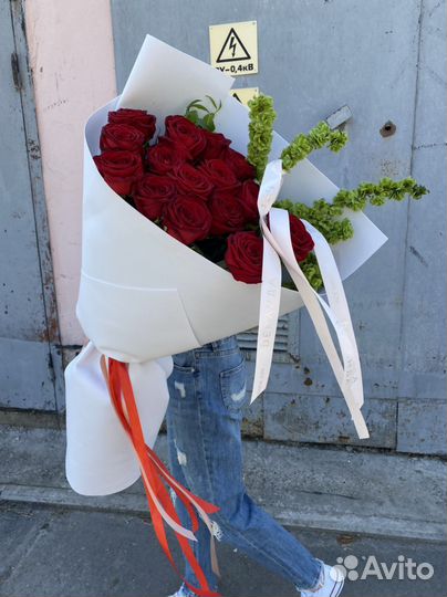 Букет роз 80см