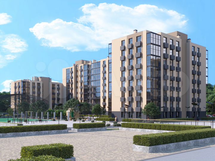 2-к. квартира, 64,4 м², 1/8 эт.