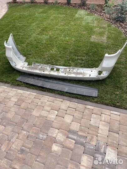 Задний бампер на toyota land cruiser 200