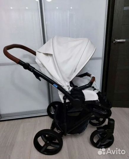 Коляска 2 в 1 Aroteam Bartolo Prima эко-кожа