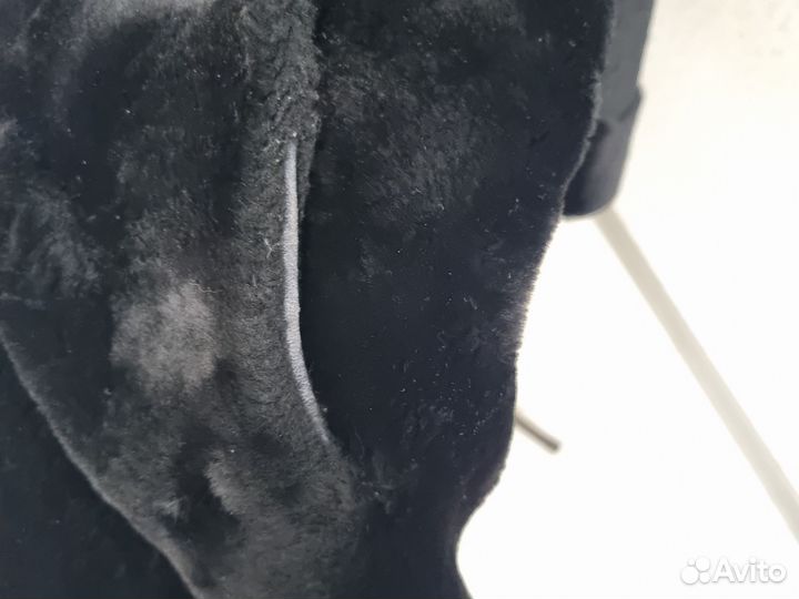 Шуба мутоновая с капюшоном