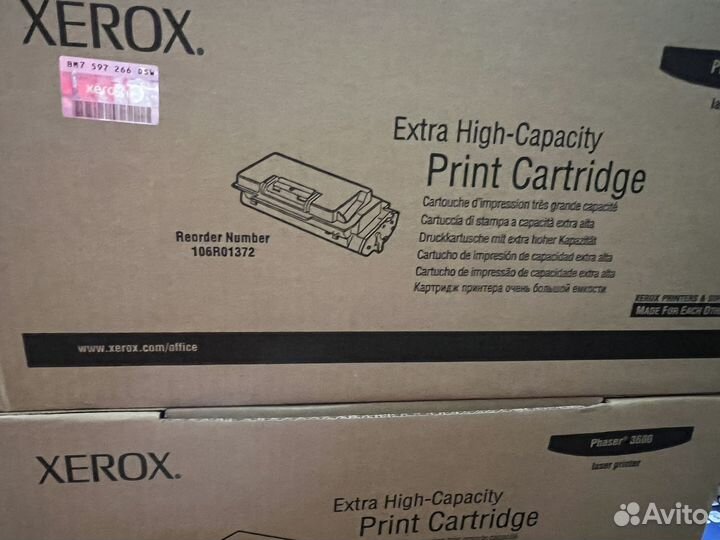 Картридж 106R01372 для Xerox Phaser 3600B/3600DN/3