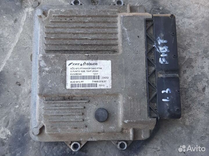 Эбу двигателя Fiat Punto 1.3 JTD