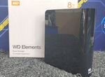 8 тб Внешний HDD WD Elements wdbwlg0080HBK
