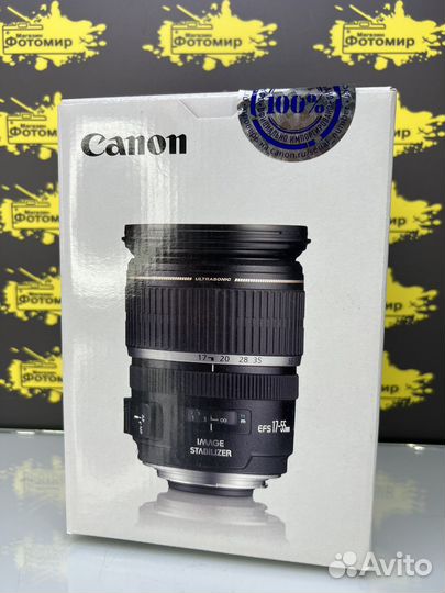 Canon 17-55mm f/2.8 IS USM новый в упаковке