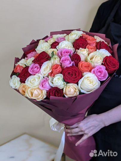 Букет из 51 розы
