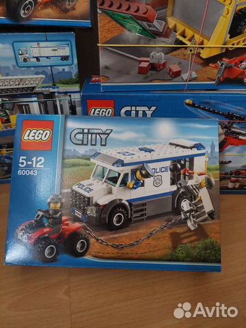 Наборы Lego City 60043 полиция + 60128