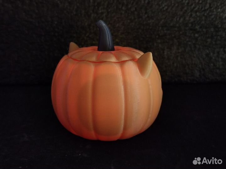 Светильник тыква / неко арк