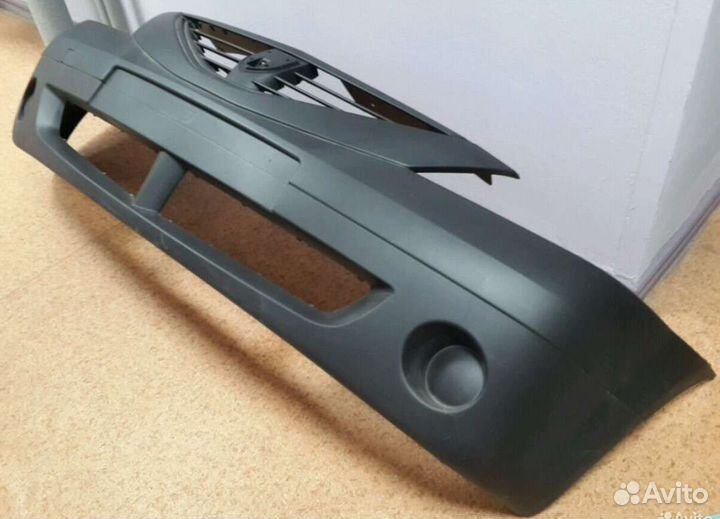 Бампер передний renault logan