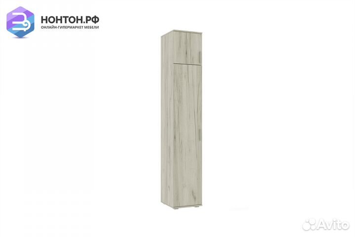 Пенал Ева NEW дуб крафт белый