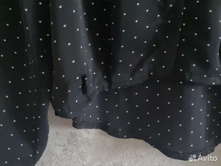 Блузка школьная подростковая 164 черная