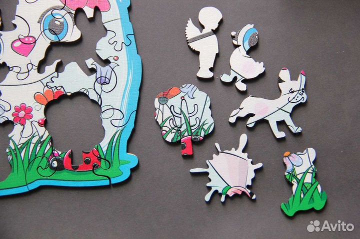 Деревянные пазлы