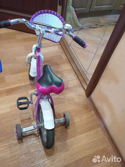 Детский велосипед с ручкой бу