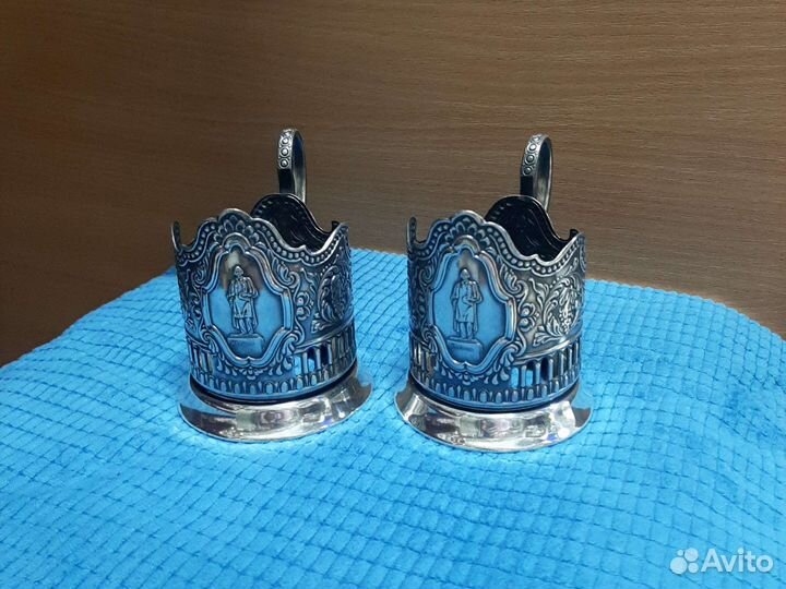 Подстаканник мельхиоровый СССР, Гоголь, Космос