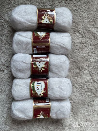 Пряжа мохер