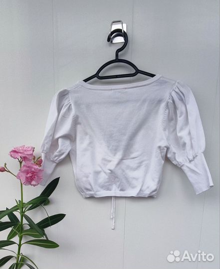 Топ белый новый fashion nova. S