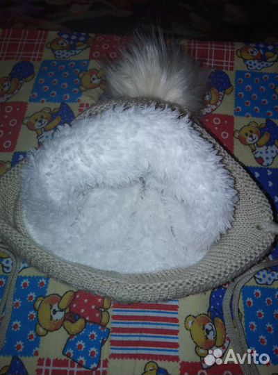 Зимняя шапка детская р. 42 для мальчика и девочки