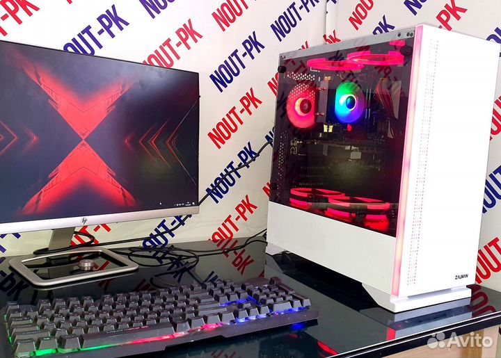 Игровой пк Core i7 4790/16гб/ssd/GTX1050Ti