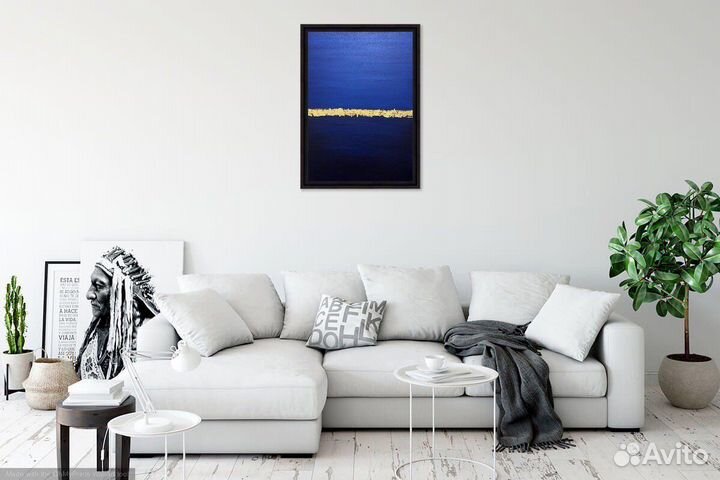 Стильная картина маслом 50 x 70 см