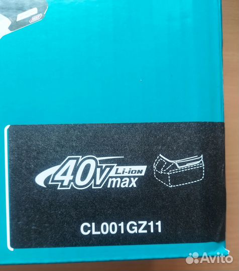 Пылесос Makita XGT 40V CL001GZ11