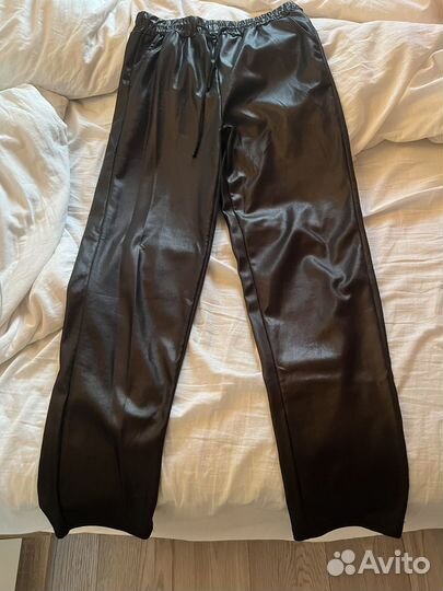 Брюки кожаные