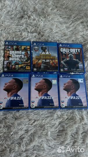 Игры на ps4 fifa 22,gta5,call of duty black ops3