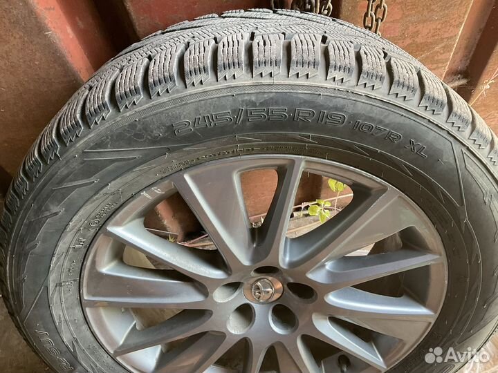Колеса toyota highlander оригинал r19 зима