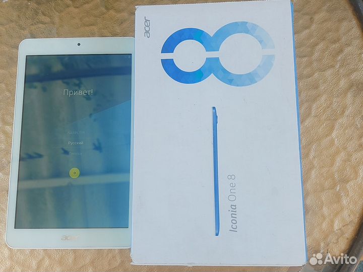 Планшет acer iconia one 8